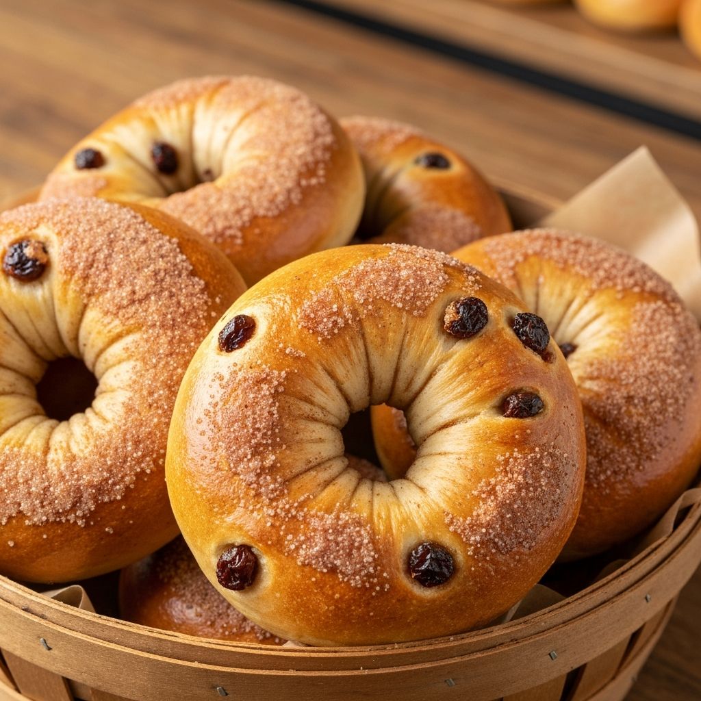 Cinnamon raisin bagels