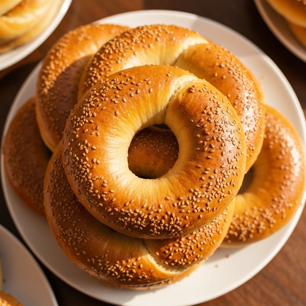 Sesame bagels